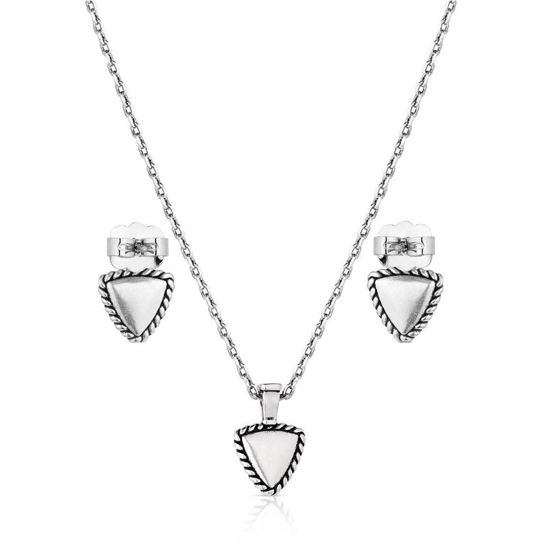 Montana Silversmiths Montana Silversmiths Braided Journey Turquoise Set