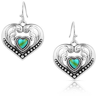 Montana Silversmiths Montana Silversmiths Fierce Hearts Earrings