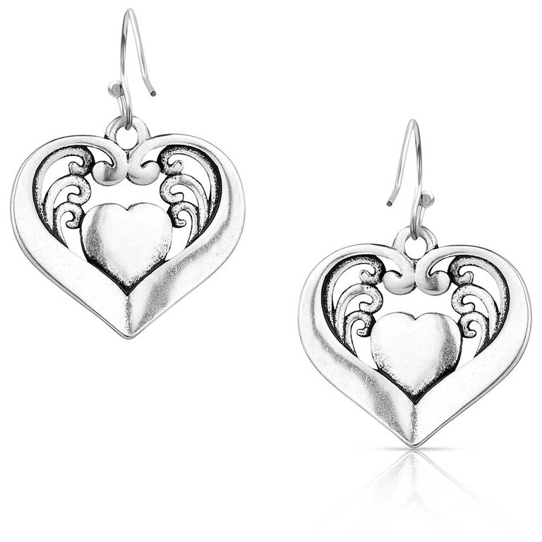 Montana Silversmiths Montana Silversmiths Fierce Hearts Earrings