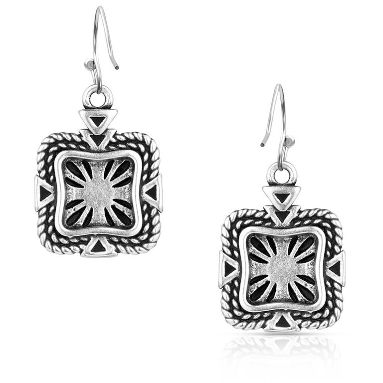 Montana Silversmiths Montana Silversmiths Desert Sage Turquoise Earrings