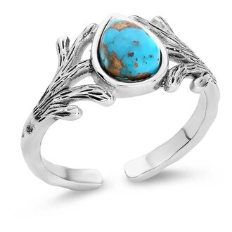Montana Silversmiths Montana Silversmiths Alpine Embrace Turquoise Ring