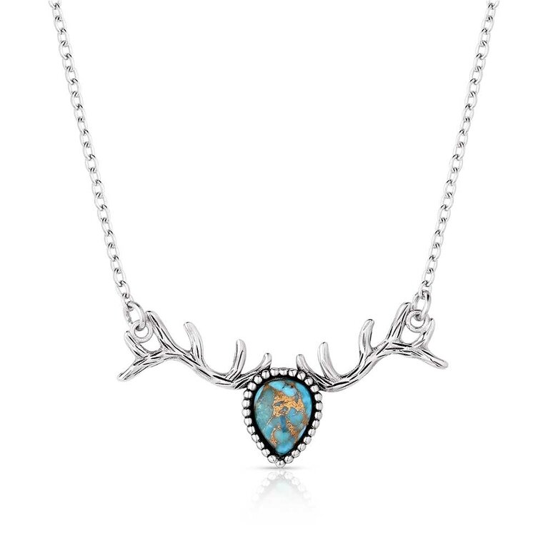 Montana Silversmiths Montana Silversmiths Alpine Embrace Turquoise Necklace