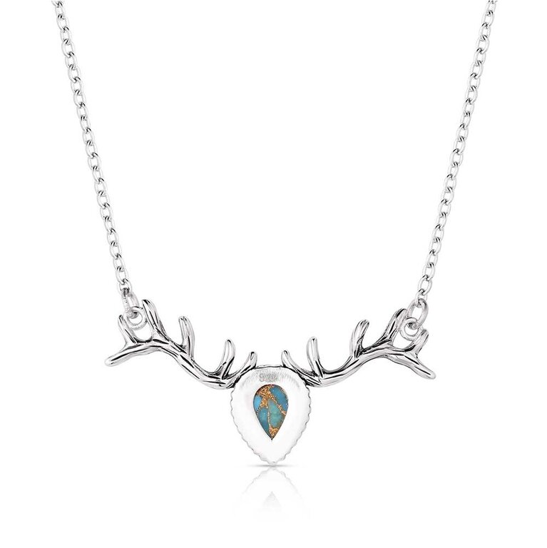 Montana Silversmiths Montana Silversmiths Alpine Embrace Turquoise Necklace