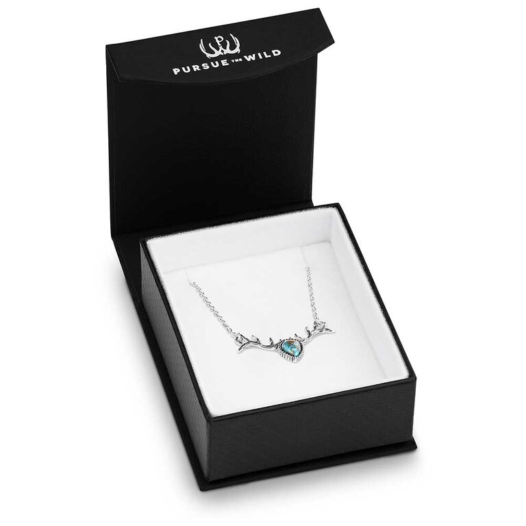 Montana Silversmiths Montana Silversmiths Alpine Embrace Turquoise Necklace