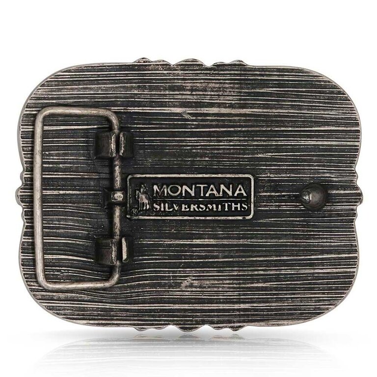 Montana Silversmiths Montana Silversmiths Attitude Filigree Corner And Eagle Buckle