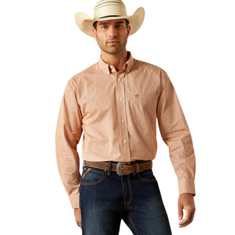 Ariat Ariat Wrinkle Free Brysen L/S Shirt - Orange