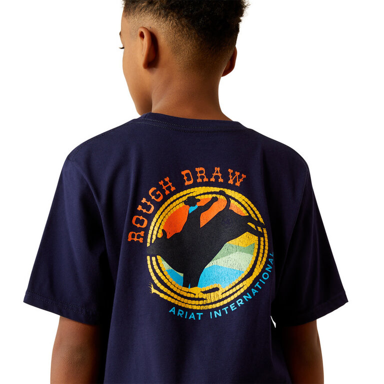 Ariat Ariat Rough Draw S/S Tshirt - Classic Blue
