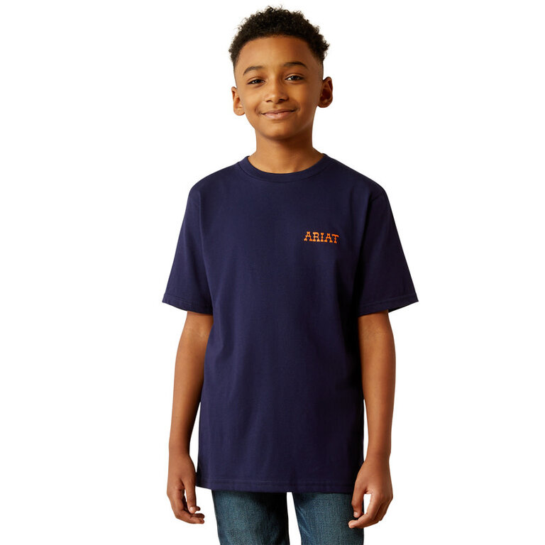 Ariat Ariat Rough Draw S/S Tshirt - Classic Blue