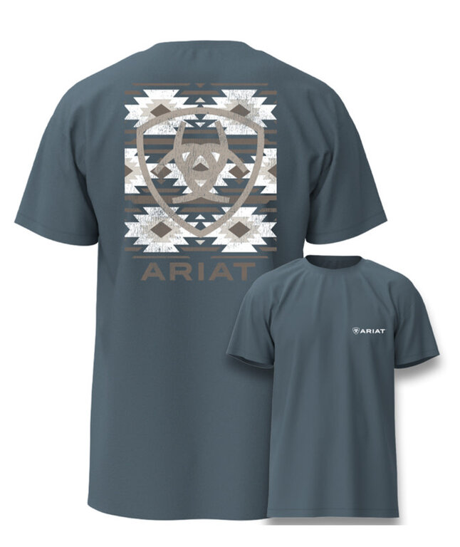 Ariat Ariat Eagle Rock S/S Tshirt - Light Denim