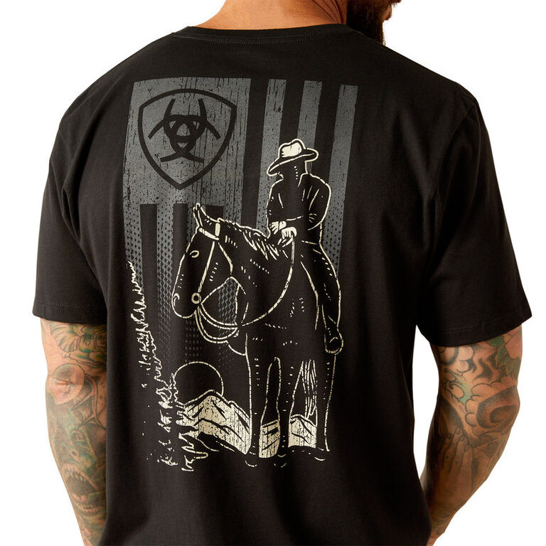 Ariat Ariat Big Sky Freedom S/S Tshirt - Black
