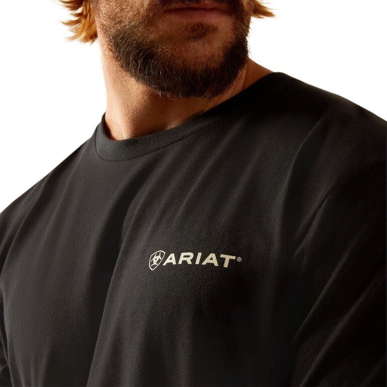 Ariat Ariat Big Sky Freedom S/S Tshirt - Black