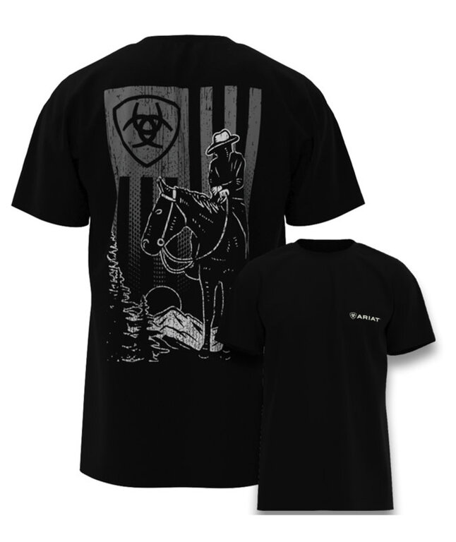 Ariat Ariat Big Sky Freedom S/S Tshirt - Black