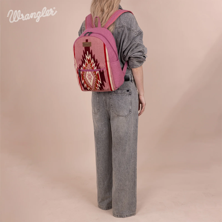 Wrangler Wrangler Southwestern Knitted Backpack - Hot Pink