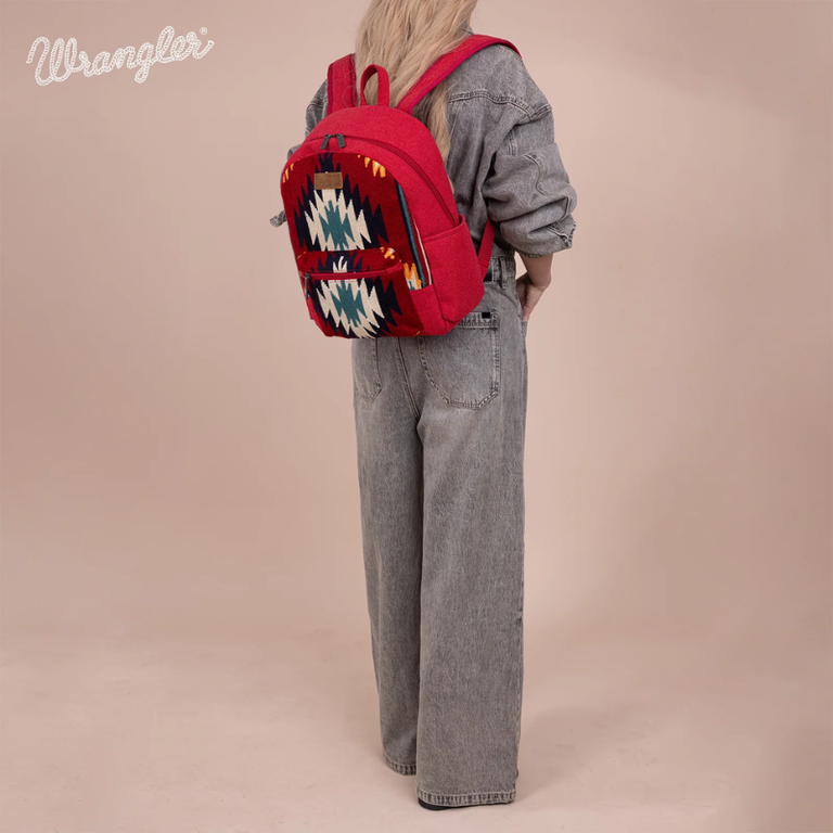 Wrangler Wrangler Southwestern Knitted Backpack - Red