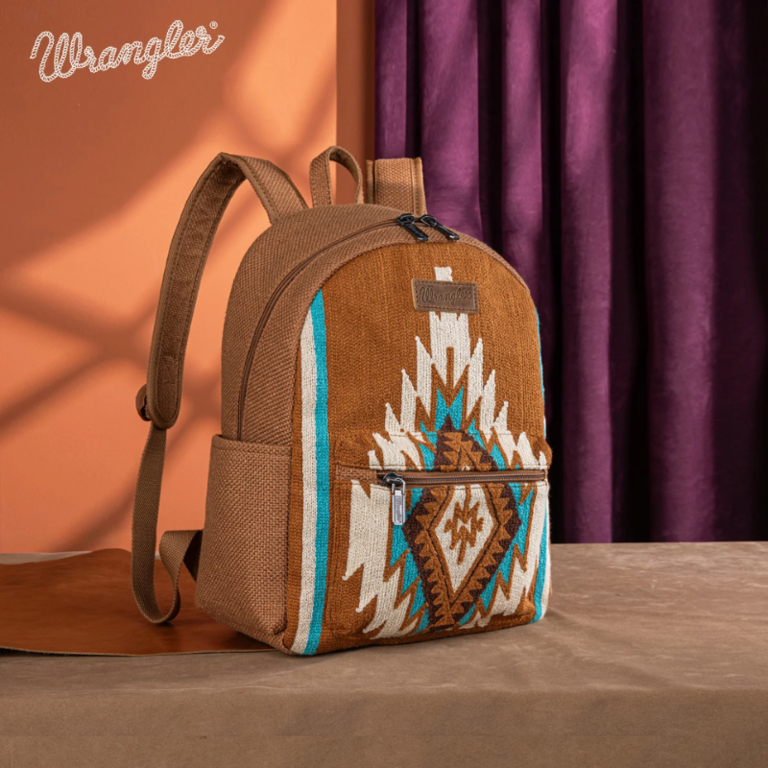 Wrangler Wrangler Southwestern Knitted Backpack - Brown