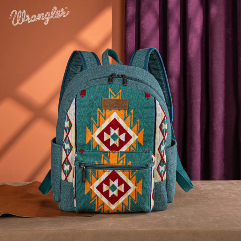 Wrangler Wrangler Southwestern Knitted Backpack - Turquoise