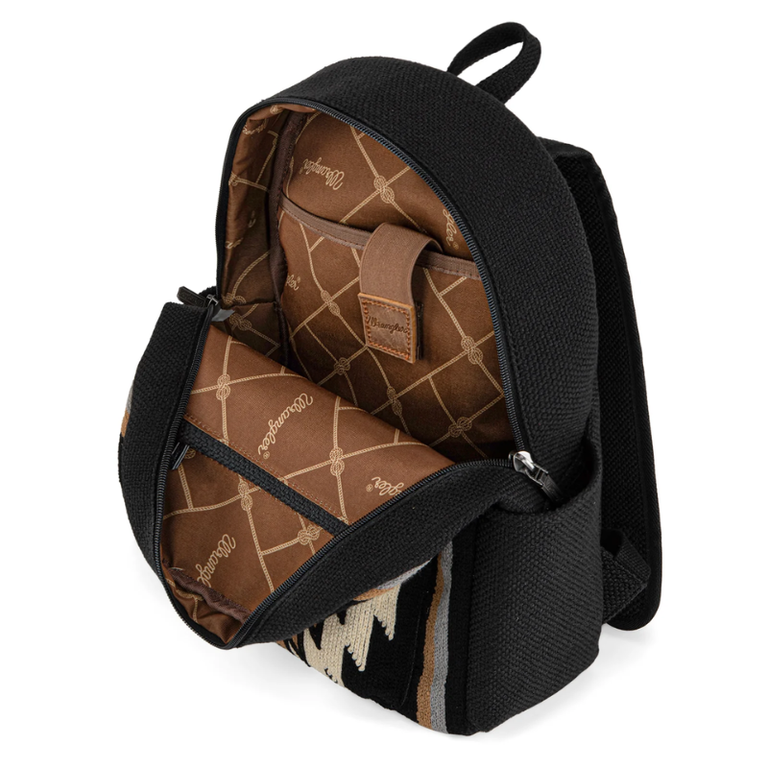 Wrangler Wrangler Southwestern Knitted Backpack - Black