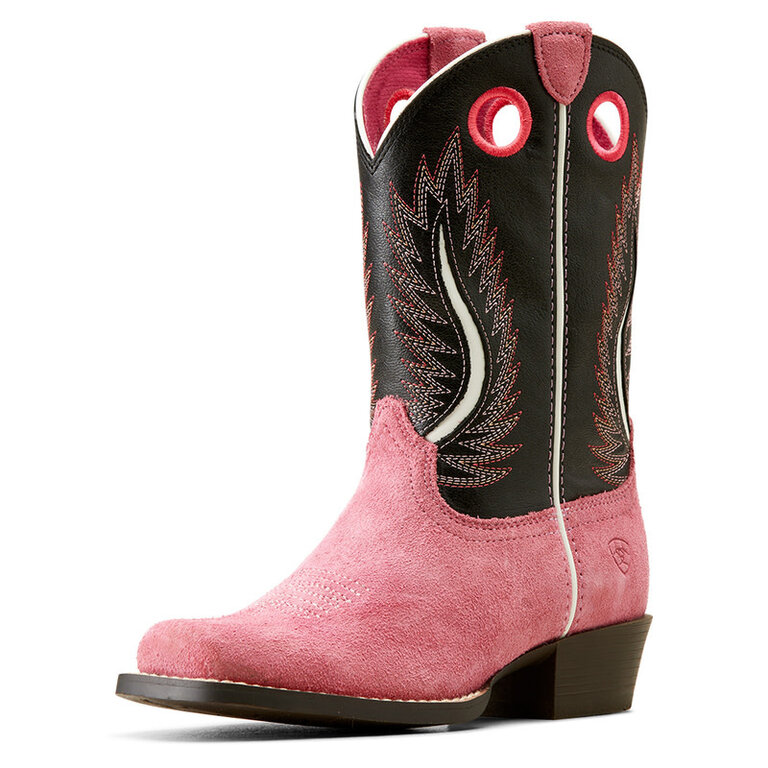 Ariat Ariat Futurity Fort Worth Western Boot - Haute Pink Suede