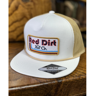 Red Dirt Hat Co Red Dirt Hat Co Neon Cowboy Cap - White/Khaki