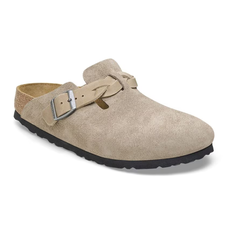 Birkenstock Birkenstock Braided Suede Boston - Taupe