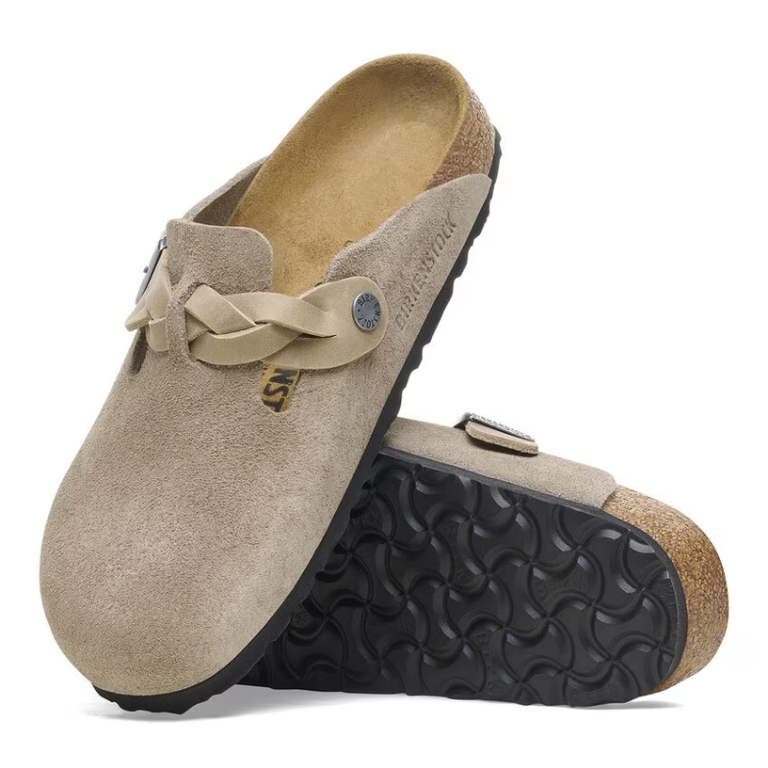 Birkenstock Birkenstock Braided Suede Boston - Taupe