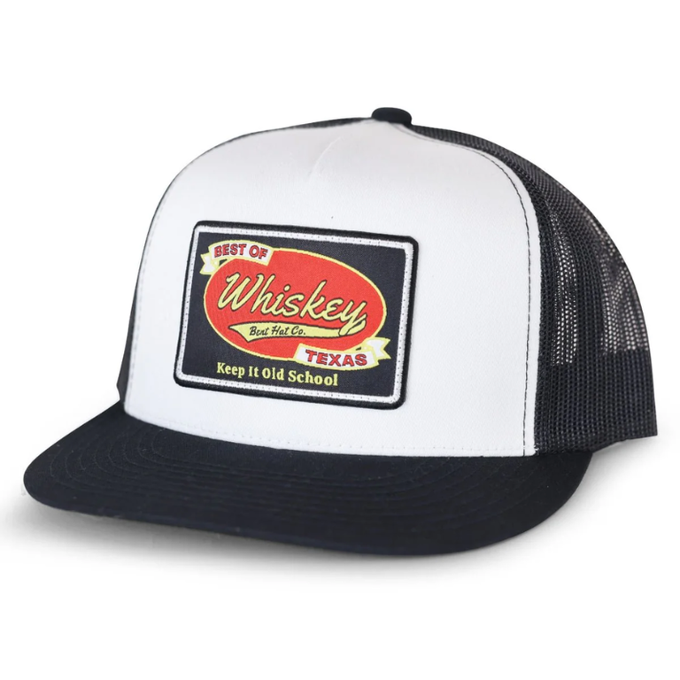 Whiskey Bent Whiskey Bent The Caddie Cap - Black/White