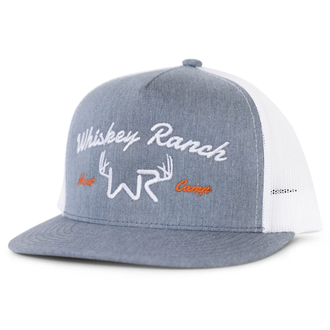 Whiskey Bent Whiskey Bent Deer Camp Cap - Grey/White