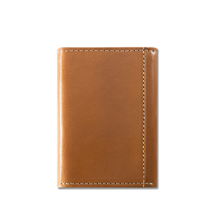 Ariat Ariat Basket Weave Floral Shield Trifold Wallet