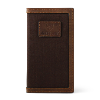 Ariat Ariat Canvas/Leather Logo Rodeo Wallet