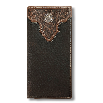 Ariat Ariat Premium Brand Tooled Overlay Rodeo Wallet