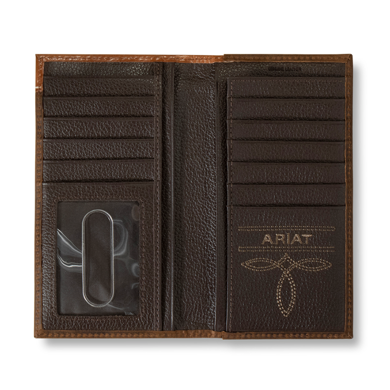 Ariat Ariat Basket Weave Sunburst Rodeo Wallet