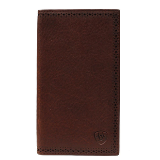 Ariat Ariat Premium Brand Perforated Edge Leather Rodeo Wallet