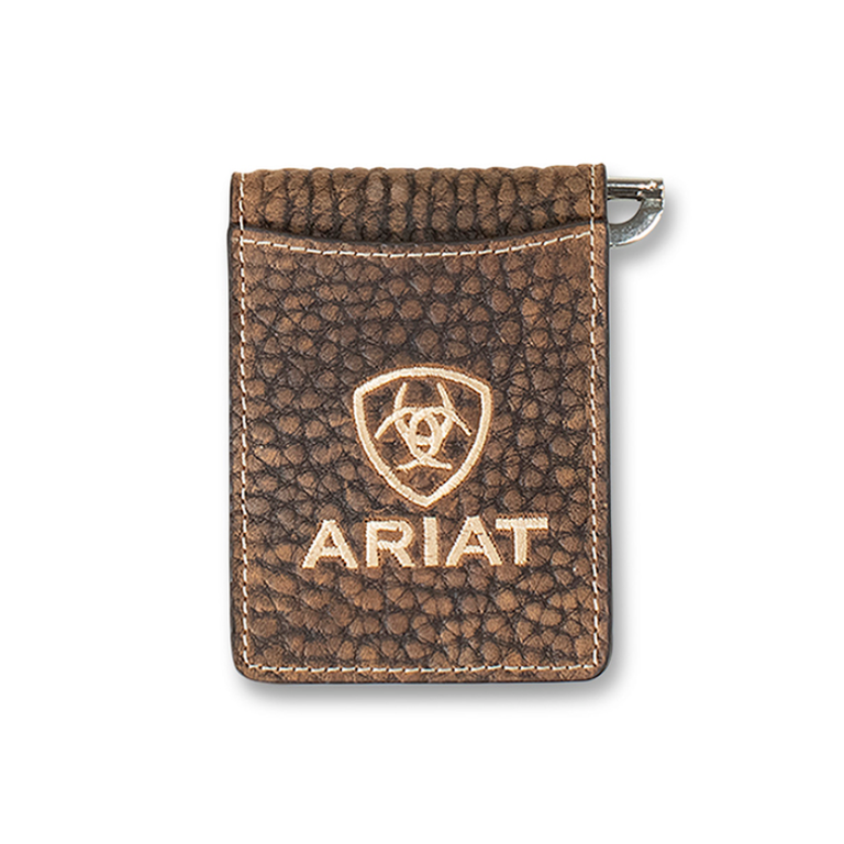 Ariat Ariat Bull Hide Bifold Money Clip