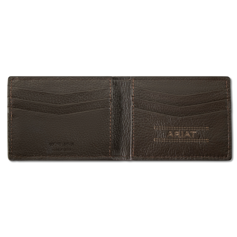 Ariat Ariat Laser Etched Shield Bifold Money Clip