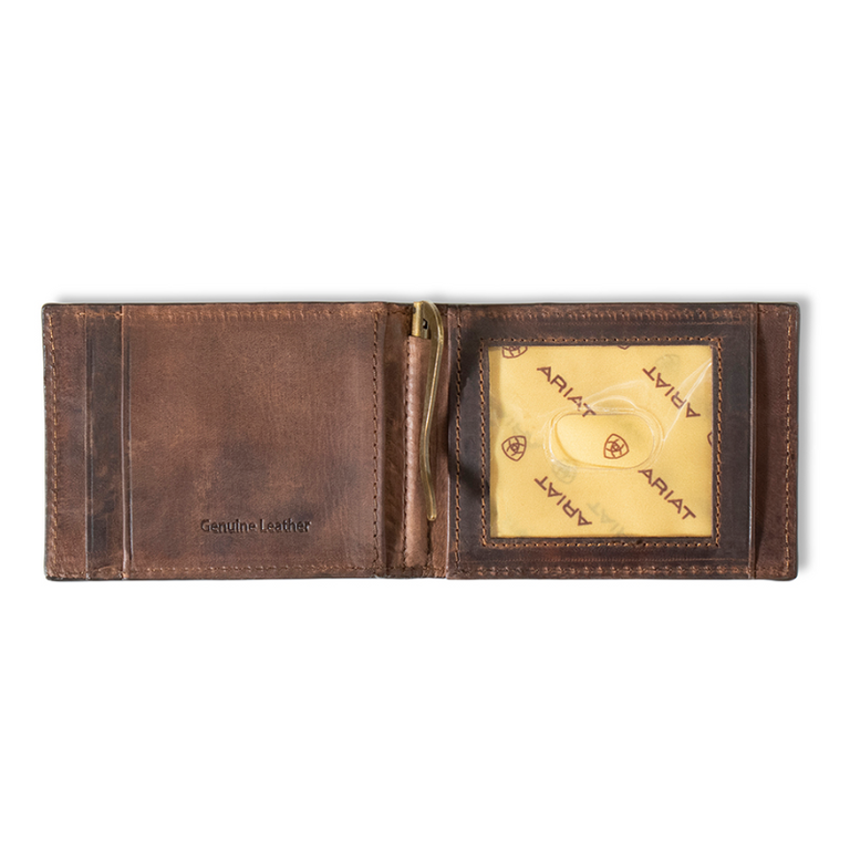 Ariat Ariat Canvas/Leather Logo Card Case