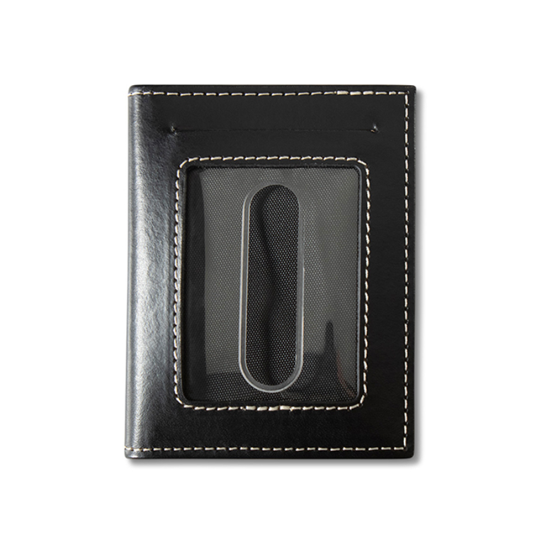 Ariat Ariat Floral Embossed Shield Bifold Money Clip Wallet - Black
