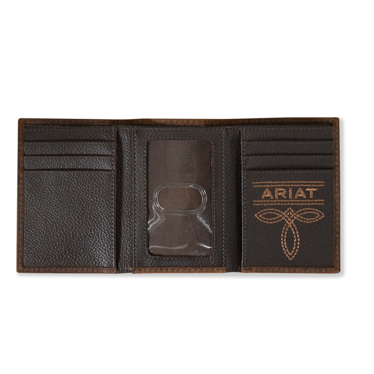 Ariat Ariat Bull Hide Trifold Wallet