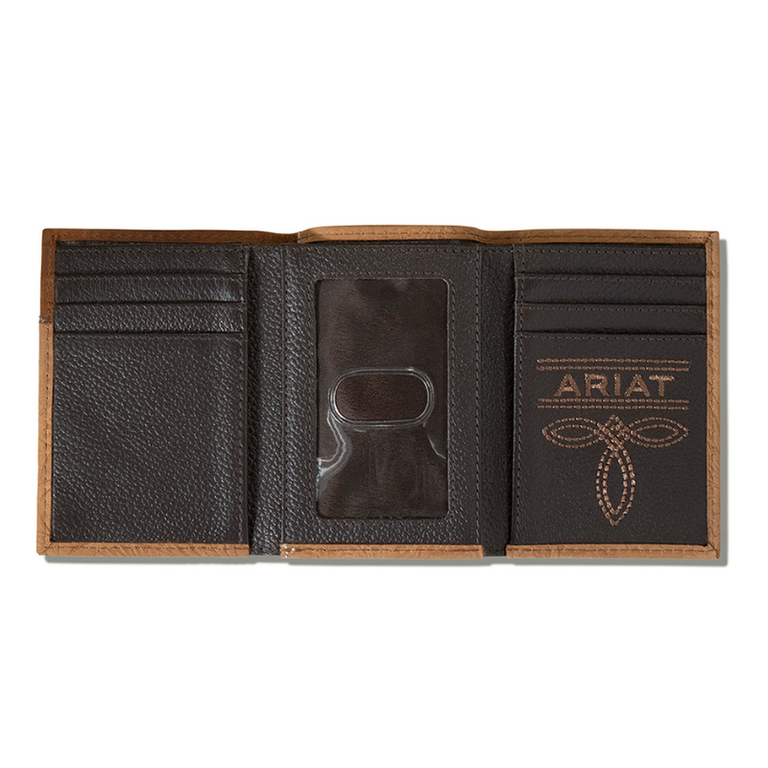 Ariat Ariat Floral Embossed Trifold Wallet