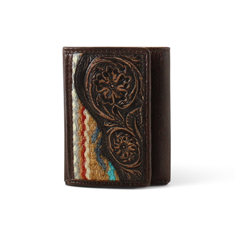 Ariat Ariat Tooled Rug Trifold Wallet