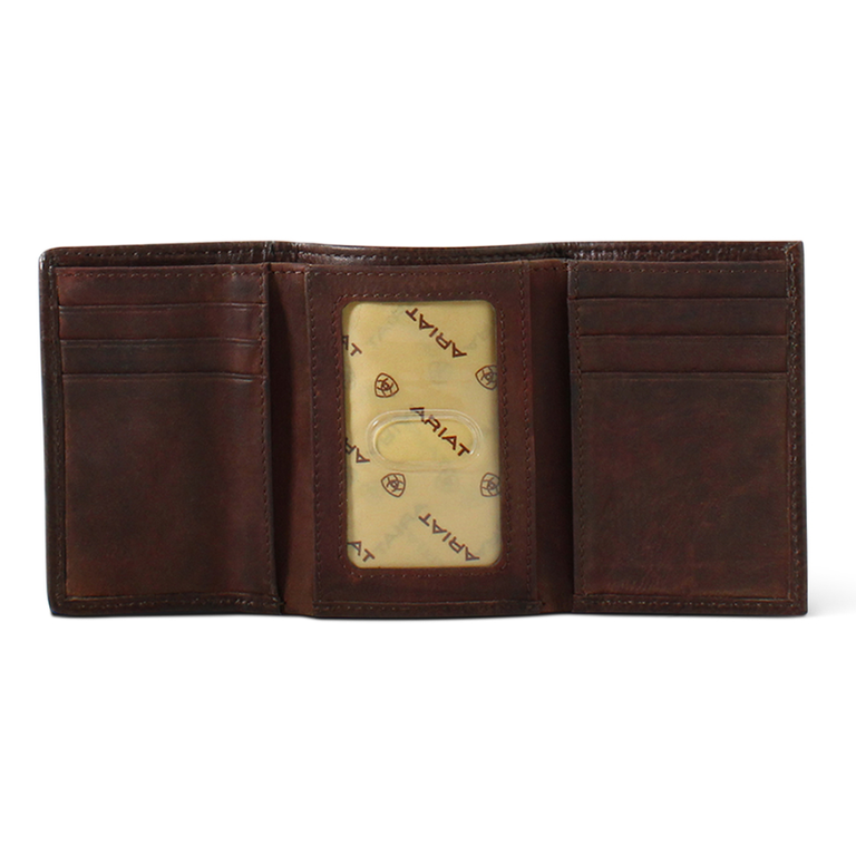 Ariat Ariat Tooled Rug Trifold Wallet