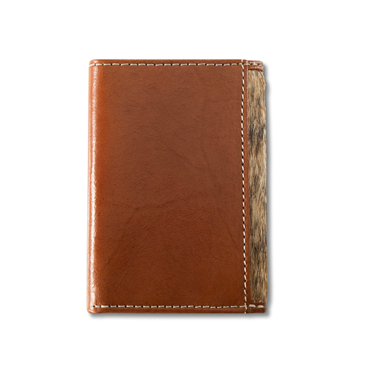 Ariat Ariat Laser Etched Shield Hair On Trifold Wallet