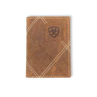 Ariat Ariat Cross Stitch Patch Trifold Wallet