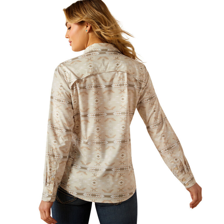 Ariat Ariat VentTek L/S Shirt - Sandstone Print