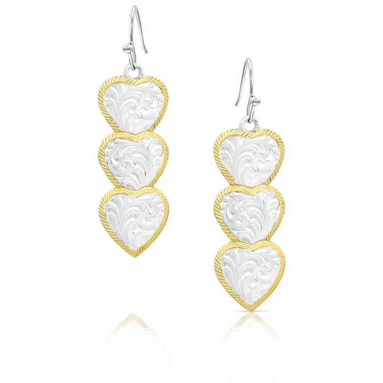 Montana Silversmiths Montana Silversmiths Pure Heart Earrings