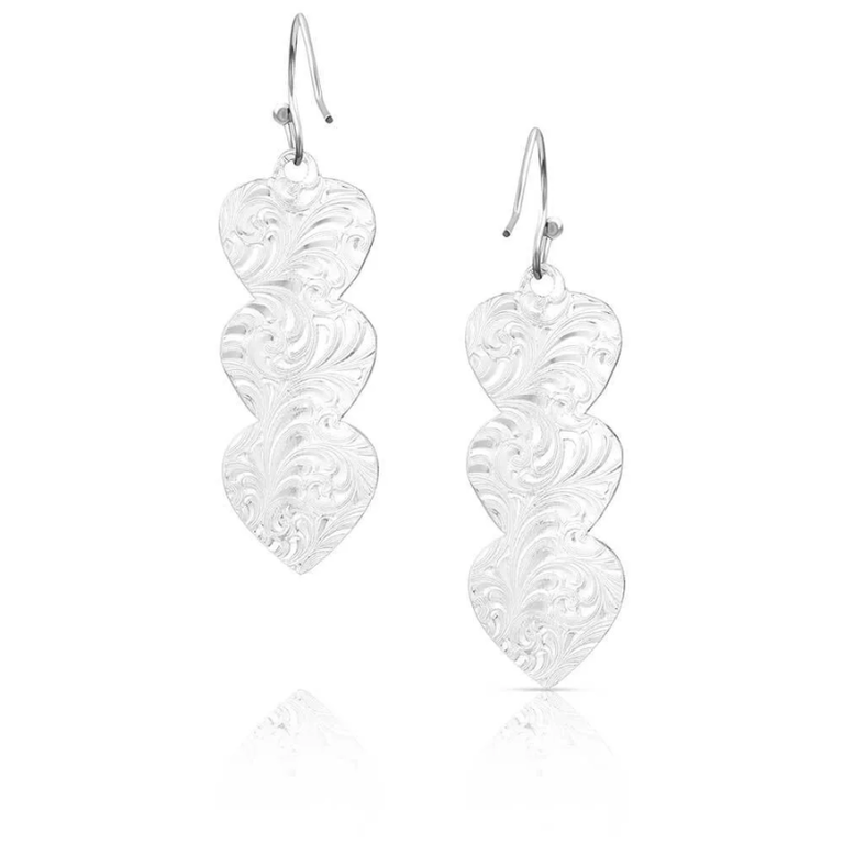 Montana Silversmiths Montana Silversmiths Pure Heart Earrings
