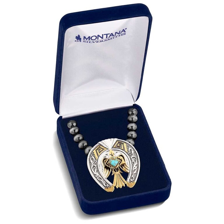 Montana Silversmiths Montana Silversmiths Rise Above Beaded Pendant Necklace