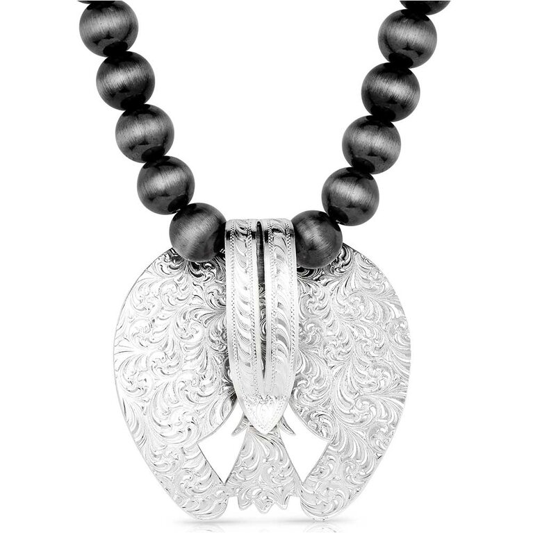 Montana Silversmiths Montana Silversmiths Rise Above Beaded Pendant Necklace