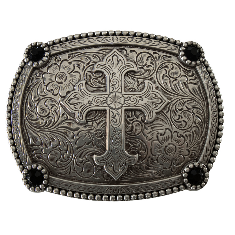 Blazin Roxx Blazin Roxx Floral Cross Buckle