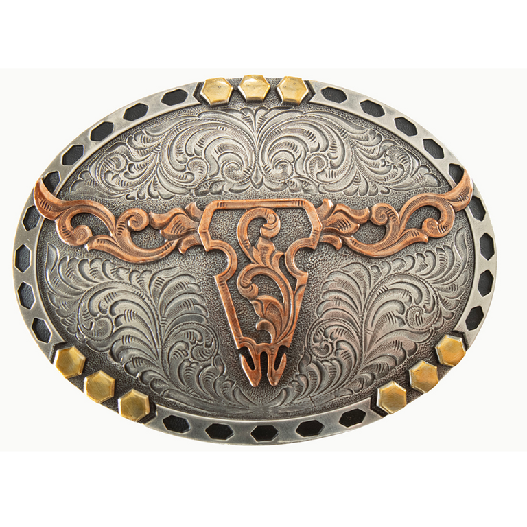 Nocona Nocona Longhorn Multi Color Buckle