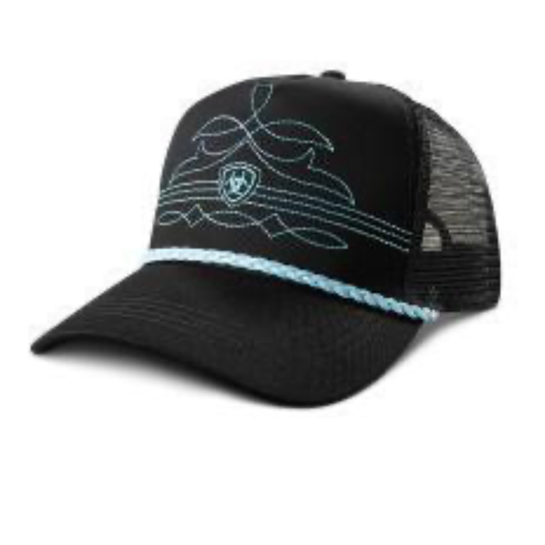 Ariat Ariat Boot Stitch Cap - Turquoise/Black